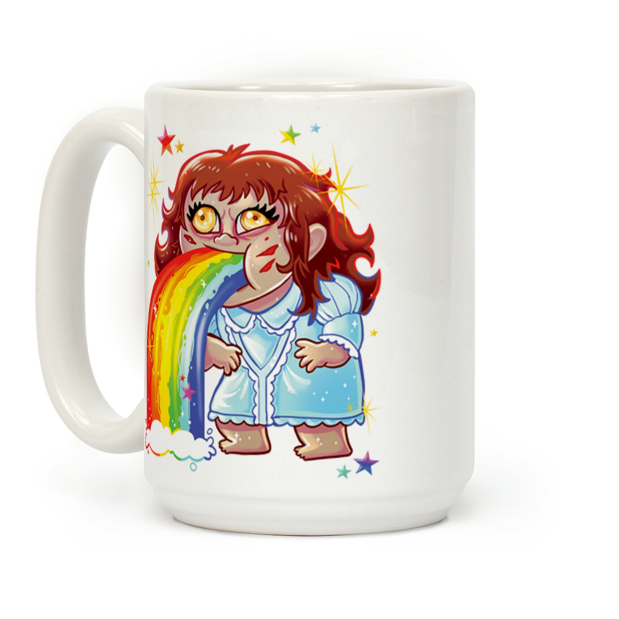 90's Rainbow Barfing Exorcist Coffee Mug